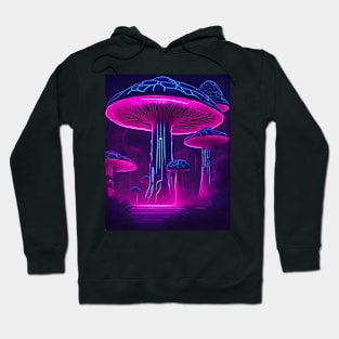 Neon Mushroom Hoodie